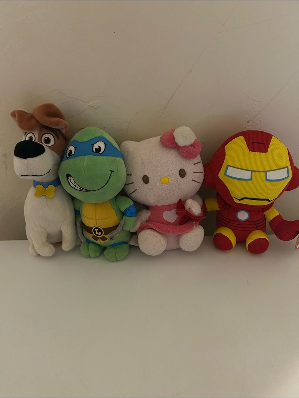 Ty Beanie lot TMNT Ironman Hello Kitty Pets